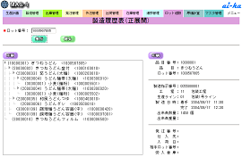 製造履歴表（正展開）